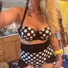 Black And White Polkadot Vintage Bikini With High Waist And Ruffles No Tag So I’m Not Sure Of The Size But I’m A 36 D And 5’2 #Jordan #Nike #Kids #Retros #Christmas #Gift #Blackfriday #Sale #Designer #Boy #Boys #Holiday #Airmax #Underarmour #Reebok #Adidas #Ua #Yezzy #Gucci #Luxury #Lv #Chanel #Burberry #Jordans #Sneakers #Shoes #Sports #Basketball #Tennisshoes #Hightops #Trendy #Fashion #Popular #Trending #Xmas #Thanksgiving #School #Gs #Nib #New #Nwt #A&F #Abercrombie #Dtlr #Footlocker #Dicks Thanksgiving School, Vintage Swim, Real Vintage, Nike Kids, Sports Basketball, Sneakers Shoes, Jordans Sneakers, White Polka Dot, Womens Swim