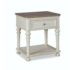 20 White Two-Tone Wooden Nightstand Nightstands LOOMLAN By Panama Jack Cottage Bungalow, Style Nightstand, Traditional Cottage, Classic Cottage, Wooden Nightstand, Bungalow Design, Casual Lifestyle, Weathered White, Cottage Design