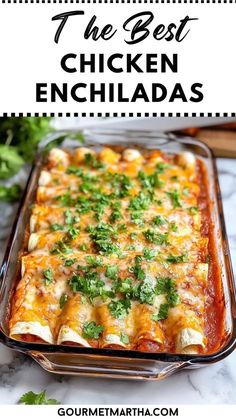 Craving some delicious homemade comfort food? The Best Chicken Enchiladas recipe is here to satisfy! With tender shredded chicken, zesty enchilada sauce, and plenty of cheese, this dish promises all the authentic Mexican flavors. Perfect for family dinners or gatherings, these enchiladas will be your new go-to. Foods Easy To Digest, Chicken Enchilada Recipes, Food Board Ideas, The Best Chicken Enchiladas, Best Chicken Enchiladas, Best Chicken Enchilada Recipe, Shredded Chicken Enchiladas, Easy Chicken Enchilada Recipe, Chicken Enchiladas Recipe