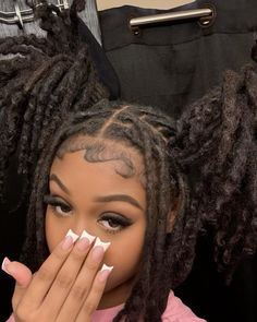 Loc hairstyles Loc Appreciation, Hair Dye Videos, School Braids, Exotic Hairstyles, Loc Hairstyles, Faux Locs Hairstyles, Dreadlock Styles, Dreads Styles