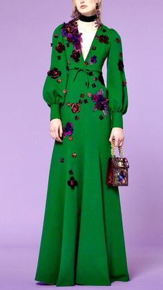 Andrew Gn Pre-Fall 2018 Winter Couture, Andrew Gn, Show Collection, 2018 Fashion, Puff Sleeve Dresses, Puffed Sleeves Dress, Fashion 2018, Fall Fashion Trends