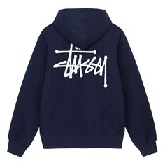 Our Stussy hoodies are designed to keep you looking stylish and comfortable all year round. Made from a cotton-poly blend, these hoodies offer a lightweight feel with breathable fabric to keep you cool in the summer months. The adjustable drawstring allows for a personalized fit, while the kangaroo pocket ensures that your hands stay warm and accessible. The bold Stussy logo on the front adds a unique classic touch, and comes in an array of colors to choose from. Whether you're skateboarding or Stussy Men, Stussy Hoodie, Basic Hoodie, Long Sleeve Sweatshirts, New Black, Sweater Hoodie, Hooded Sweatshirts