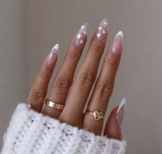 wedding nails, wedding, bridal nails, bridal nails designs, wedding nails for bride, wedding nail design Heart Nail Designs, Romantic Nails, February Nails, Heart Nail, French Tip Acrylic Nails, Almond Nails Designs, Cute Summer Nails, Nail Swag, Heart Nails