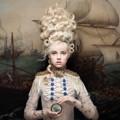 / alexia sinclair / photography / rococo /  the broken compass / 2017 / Fashion Headshots, Winter Nights, Jolie Photo, Hair Art, Marie Antoinette, Historical Fashion, Rococo