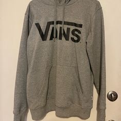 Gray Vans Hoodie. Size Extra Small, But Also Would Fit A Small. Excellent Condition, Never Worn. Vans Streetwear Hoodie, Vans Hoodie Sweatshirt For Streetwear, Vans Long Sleeve Sweatshirt For Streetwear, Vans Sporty Streetwear Sweatshirt, Vans Sporty Sweatshirt For Streetwear, Vans Hooded Winter Sweatshirt, Vans Casual Sweatshirt For Streetwear, Vans Hooded Sweatshirt For Winter, Vans Tops For Winter Streetwear