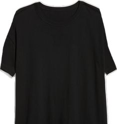 Oversized Short Sleeve T-shirt For Layering, Boxy Fit Short Sleeve Top For Layering, Black T-shirt With Shirttail Hem For Spring, Black Relaxed Fit T-shirt For Layering, Black Boxy Top For Spring, Oversized Short Sleeve Tops For Layering, Black Drop Shoulder Tops For Layering, Jack White, White Lilies