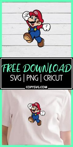 Mario Svg Free Cut File For Cricut