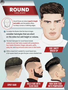 Haircuts For Round Face Shape, Round Face Men, Bangs For Round Face, Cool Mens Haircuts, Face Shape Hairstyles, Medium Length Hair Men, Hair Guide, Round Face Shape