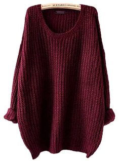 PRICES MAY VARY. This classic loose fit chunky knit sweater is perfect for women to wear in spring, fall and winter. The quality material is extremely soft and comfortable, cozy and warm like wool. Well made with an expensive looking, this oversize long sweaters will make you feel flattered when put it on The baggy slouchy sweaters with nice drapes are essentially long enough to cover the bum, especially to short women just like wear short sweater dresses to certain extent. Plus, the wide neckline design makes it possible to wear it with one shoulder off, making it an added advantage The knit pullover sweater can be paired with a camisole underneath and layered under a jacket or coat. Additionally, it pairs well with pants, jeans, leggings or booties. Satisfying all your needs for work and Short Sweater Dress, Oversized Pullover Sweaters, Fall Sweaters For Women, Casual Pullover Sweater, Baggy Sweaters, Oversized Sweater Women, Pullover Cardigan, Loose Pullover, Cute Winter Outfits