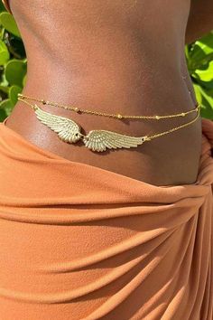 Gold Body Chain, Belly Jewelry, Wrist Jewelry, Metal Clay Jewelry, Classy Aesthetic, Belly Chain, Waist Chain, Dream Jewelry