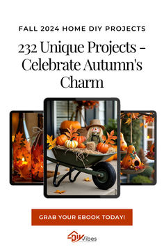 the fall book is shown with pumpkins in a wheelbarrow, and an image of