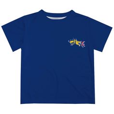 Let your kiddo look cool in his new Vive La Fete Impressions hand sketched artwork boys tee shirt. Let him play, go to the game, and cheer loudly and proudly with his Drexel Dragon gear by Vive La Fete.Celebrate and cheer on game day with our classic design Drexel Dragon Short Overstitched Crew Neck Sleeve Top. Officially Licensed product sold by Vive La Fete.This awesome graphics, fun and game day crew neck t-shirt features officially licensed Drexel Dragon colors and graphics; perfect to cheer Blue Graffiti Print T-shirt For Summer, Blue Character Print T-shirt For Summer, Blue Graffiti Print Crew Neck T-shirt, Blue Crew Neck T-shirt With Graffiti Print, Blue Character Print Graphic Tee, Blue Graphic Tee With Character Print, Blue Short Sleeve Shirt With Cartoon Print, Blue Character Print Shirt For Streetwear, Blue T-shirt With Character Print For Streetwear