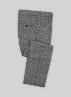 Indulge in compliments as you adorn our exquisite Italian Lark Gray Checks Flannel Pants. Allow it to become your signature, a symbol that communicates your impeccable taste and refined fashion sensibilities. This masterpiece is meticulously crafted from pure wool, ensuring luxury and durability. The elegant gray hue isn't just for its subtle charm. It also mirrors the wearer's heroic qualities. Prepare to capture everyone's attention at every occasion, whether it's meetings, parties, or social