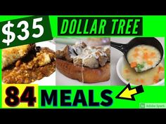 dollar tree meals are $ 3 95 each or more for only $ 35 per serving