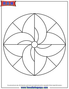 an image of a circular design with lines