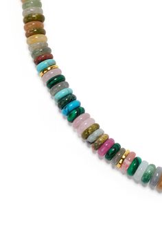 15'' 6mm tumbled natural natural gemstone energy necklace with bezel set gemstone, 3'' 14k gold plated chain extender. Inspired by our favorite candy necklaces and puka shells, love these rainbow jewels layered with all our favorites; made for sun, love and good vibes. Energy Necklace, Candy Necklaces, Rainbow Candy, Puka Shell, Favorite Candy, Chain Extenders, Gold Plated Chains, Honolulu, Bezel Setting