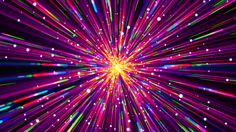 an abstract background with colorful lights and stars