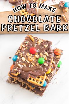 pretzel bark