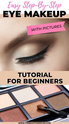 Eyeshadow Basics Step By Step, How To Do Eye Makeup For Blue Eyes, Step By Step Natural Eyeshadow, Order Of Eye Makeup Application, Make Up For Brown Eyes Step By Step, Eye Makeup How To Step By Step, Step By Step Eye Makeup For Beginners, How To Do Evening Eye Makeup, Eye Makeup Step By Step Beginner Natural