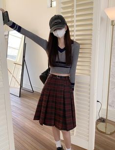 Scottish Plaid Skirt - Korean Aesthetic ⋆ Kawaii Sale Harajuku Style Fitted Mini Skirt For School, Harajuku Style Mini Skirt For School, Harajuku Mini Skirt For School, Harajuku High Waist Skirt For School, Trendy Fitted Skirt For School, Fitted Mini Skirt For Fall Cosplay, High Waist Skirt For School In Fall, Trendy Fitted Mini Skirt For Cosplay, Fitted Kawaii Mini Skirt