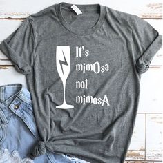 a t - shirt with the words it's mmmm not martini on it