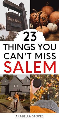 the cover of 25 things you can't miss salem, including pumpkins and squash