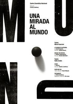 an advertisement for the museum of modern art in madrid, designed by graphic design studio