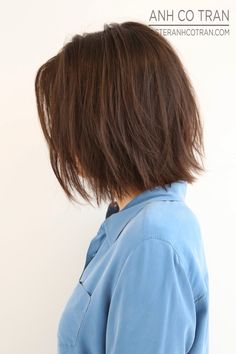 Mister AnhCoTran Layered Bob Haircuts, Choppy Bob Hairstyles, Hair 2018, Short Straight Hair, Short Bob Haircuts, Long Straight Hair, Trendy Hairstyles, Hair Day