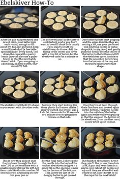 the instructions for how to make an english muffin in a cast iron skillet