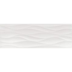 an abstract white wallpaper with wavy lines on the bottom, and one line in the middle