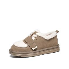 Expertly crafted with cow suede upper material, Fray winter sneakers by USS Shoes offer a round toe and round heel design. With faux fur fashion elements, they keep you warm in Winter/Autumn. The elastic band closure ensures a perfect fit for all occasions. Available in Black, Khaki, and Camel. Loafer Mules