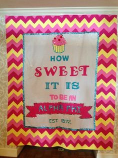 a sign that says how sweet it is to be an alphabet