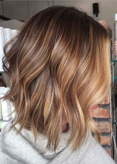 Asymmetrical lob with balayage highlights 2017-2018 Asymmetrical Lob, Hottest Haircuts, Lob Hairstyle, Dark Brown Hair Color, Hair Styles 2017, Long Bob Hairstyles, Hair Color And Cut, Hair Color Balayage