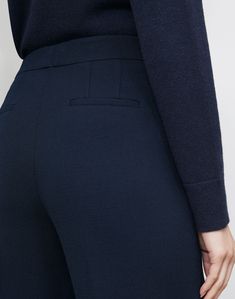 The Dalton pant perfects the wide-leg trouser silhouette, meticulously tailored in Lafayette's Nouveau Crepe—a House heritage fabric woven from pure, responsibly-sourced wool. It's expertly cut with a waist-defining high rise and elongated length that pools at the hems.Shop all Pants | Shop all Wide Leg Pants Denim Suit, Fall Pants, Petite Pants, Wide Pants, Womens Dress Pants, Sweater Sale, Women Trends, Jacket Sale, Blazer Coat