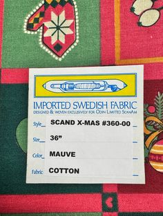 Label on Swedish fabric featuring traditional Scandinavian holiday symbols in a cozy mauve color Scandinavian Christmas Table, Scandinavian Holiday, Scandinavian Holidays, Viking Books, Holiday Symbols, Norse Jewelry, Scandinavian Jewelry, Vinyl Rug, Dala Horse