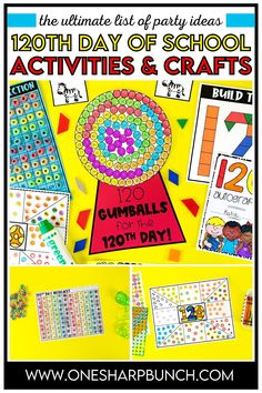 the ultimate list of school activities and crafts for kids to do with each other, including games