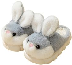 PRICES MAY VARY. Comfortable women's slippers: These animal slippers are made of soft and breathable plush material. They are skin-friendly and warm, relaxing feet, and provide ultimate comfort. Non-slip slippers: The sole of the rabbit slippers is made of EVA material, which is waterproof, non-slip, silent, light and wear-resistant; plus non-slip texture, it brings better non-slip effect and can be used indoors and outdoors Plush lined cotton slippers: cute shape, breathable and comfortable plu Big Slippers, Rabbit Slippers, Slippers Cute, Cotton Slippers, Boys Slippers, Soft Sandals, Bunny Slippers, Open Toe Slippers