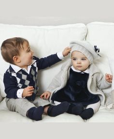 Baby Fashion Trends, Kids Street Style, Boy Girl Twins, Kids Winter Fashion, Personalized Baby Clothes, Twin Outfits, Fashionable Baby Clothes, Unisex Baby Clothes