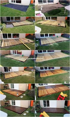 the steps to build a deck in front of a house