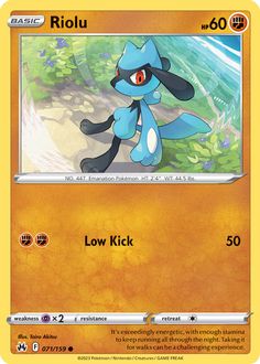 a card with an image of a pokemon character on it