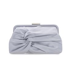 PRICES MAY VARY. ULTRA-GLAM FEMININE DESIGN – This iXebella evening bag is made of soft & smooth satin fabric, the hand wrapped satin frame required excellent craftmanship, which present a sophisticated look for those keen for details, and the pleated knot front design elevates a unique feminine elegance, it’s a gorgeous addition to your outfits-from cocktail dresses to wedding guest gowns & more. PERFECT FOR EVENTS – The inside of this statement clutch purse for women evening is well lining wit Wedding Clutch Purse, Wedding Guest Gowns, Statement Clutch, Feminine Elegance, Party Clutch, Wedding Clutch, Purse For Women, Evening Purse, Hand Wrap