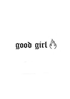 the word'rig good'is written in black on a white background with flames