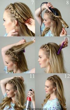 dicas-de-penteados-faceis-para-as-festas-de-fim-de-ano-40 Hairstyles Waterfall, Man Hairstyle, Hairstyle Braided, Finger Wave, Ethnic Hair, Hair African, Mens Hairstyle, Girl Hairstyle, Hair Crown