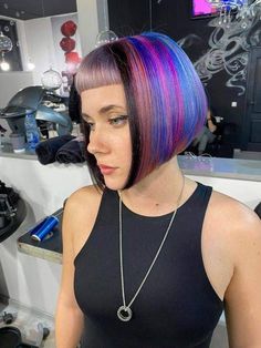 Extreme Hair Colors, Free Hairstyle, Edgy Hair Color, Hairstyles For Thick Hair, Couture Hairstyles, Cute Hair Colors, Creative Hair Color, Diy Haircut, Hair Color For Brunettes