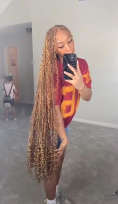 @THEBRIANNAA ☆ Black And Blonde, Braid Hairstyles, Braided Hairstyles, Blonde, Hairstyles, My Style, Hair Styles