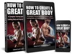 the book how to create a great body with an ipad and tablet computer next to it