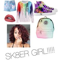 SK8ER GIRL!!!! by lovepinkpigs on Polyvore featuring Forte Couture Couture