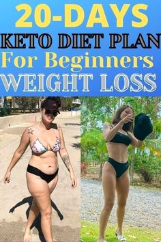 two women in bikinis with the text how to drop pounds in 60 days when your weight over 200 pounds