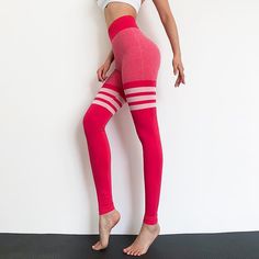 Material: PolyesterSize: S, M, LColor: Red, Yellow, Green, Black, GrayWaistline: High WaistDecoration: SolidPattern Type: Stretch, StripesFit Type: SkinnyPocket: NoneOccasion: Daily, Casual, Summer, YogaPackage Contents: 1* Pants, without Accessories. Affordable Leggings, Womens Running Pants, Stretch Yoga, Lulu Leggings, High Waist Yoga Pants, Women Yoga, Sports Trousers, Running Pants, Ankle Length Pants