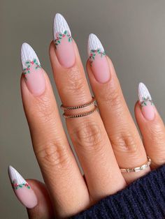 Nail Noel, Holiday Nail Designs, Sweater Nails